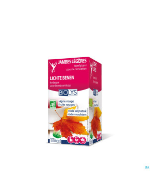 Biolys vigne rouge+fruits rouges   tea-bags 20