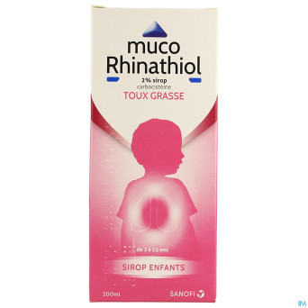 Muco rhinathiol 2% sir inf 200ml
