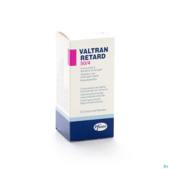 Valtran retard comp 30 x  50/ 4mg