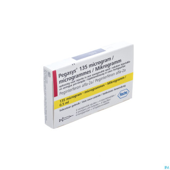 Pegasys 135mcg seringue preremplie  4x0,5ml