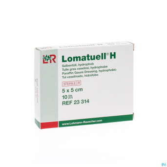 Lomatuell h compresse ster  5x 5cm 10 23314