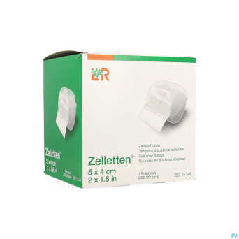 Zelletten tampons 5x4cm 300+dispens    13349