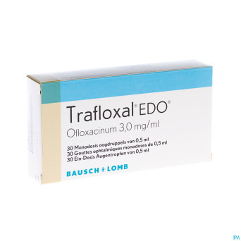 Trafloxal edo 30 x 0,5 ml ud