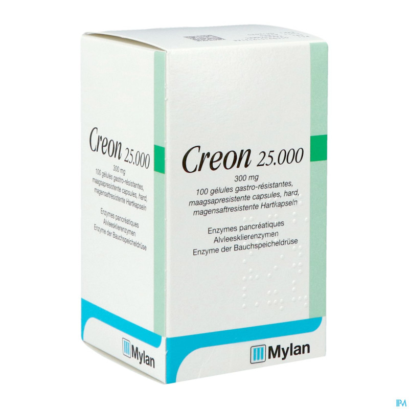 Creon 25000 caps gastroresist 100 x 300 mg