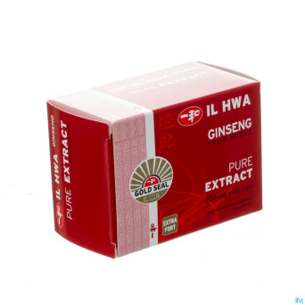 Ginseng il hwa extrait pur    gel  60 x 200mg