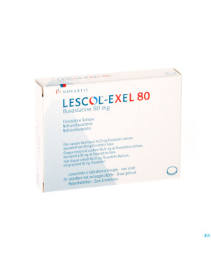 Lescol exel comp 28 x 80 mg