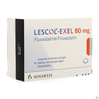 Lescol exel comp 98 x 80 mg