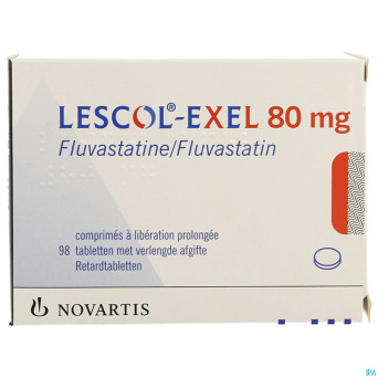 Lescol exel comp 98 x 80 mg