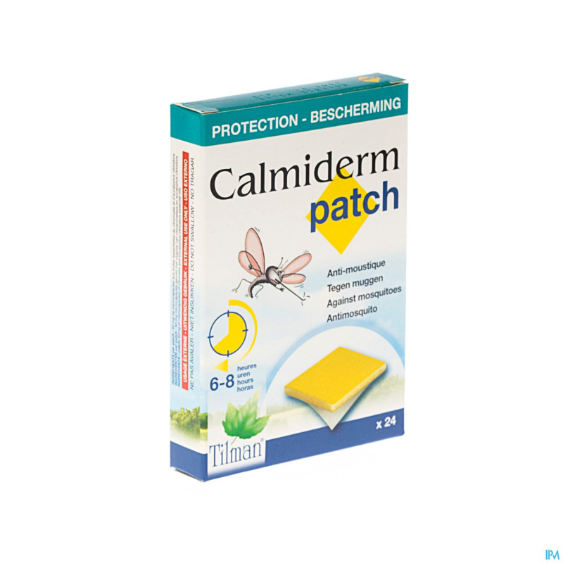 Calmiderm patch anti moustique 24