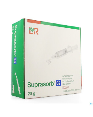 Suprasorb g seringue 10 x 20gr gel   20479