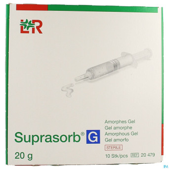 Suprasorb g seringue 10 x 20gr gel   20479