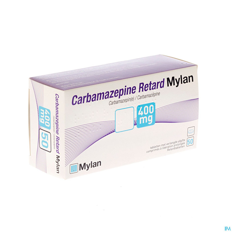 Carbamazepine mylan 400mg tabl retard 50x400mg