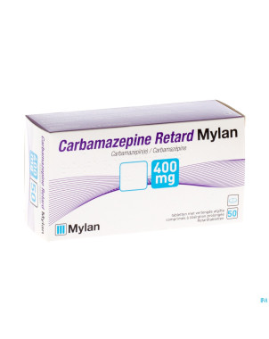 Carbamazepine mylan 400mg tabl retard 50x400mg