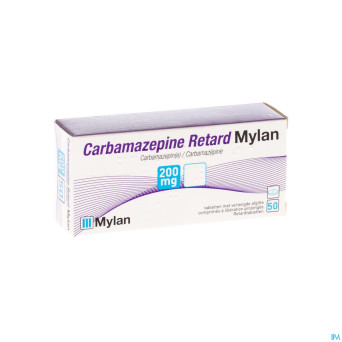 Carbamazepine mylan 200mg tabl retard 50x200mg