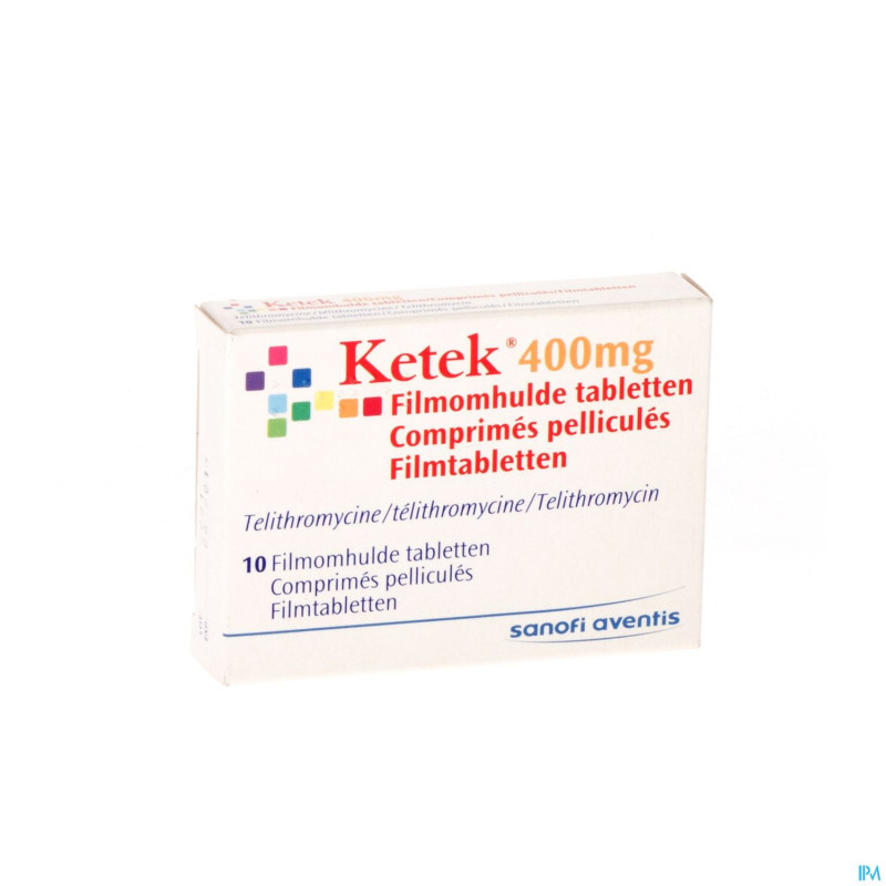 Ketek 400mg tabl 10 x 400 mg