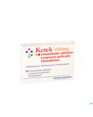 Ketek 400mg tabl 10 x 400 mg