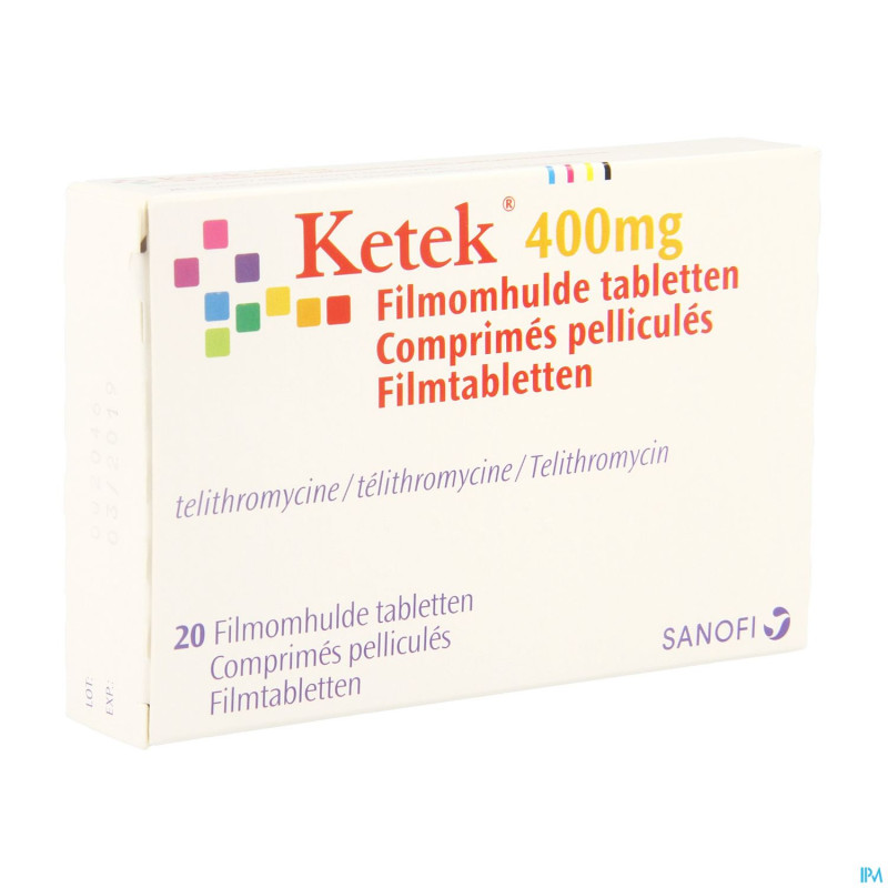 Ketek 400mg tabl 20 x 400 mg
