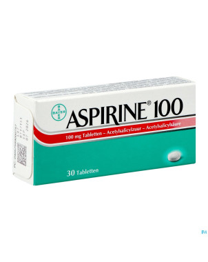 Aspirine 100 mg comp  30