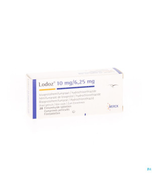 Lodoz 10,0mg/6,25mg tabl 28