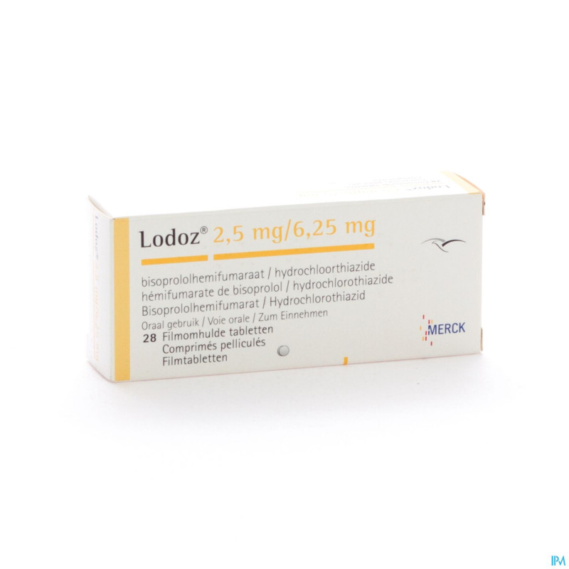Lodoz  2,5mg/6,25mg tabl 28