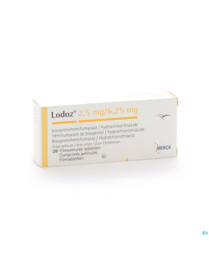 Lodoz  2,5mg/6,25mg tabl 28