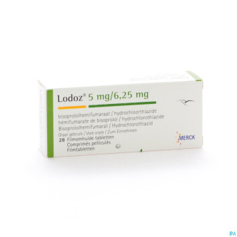 Lodoz  5,0mg/6,25mg tabl 28