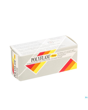 Polyflam tabl 60 x 75mg