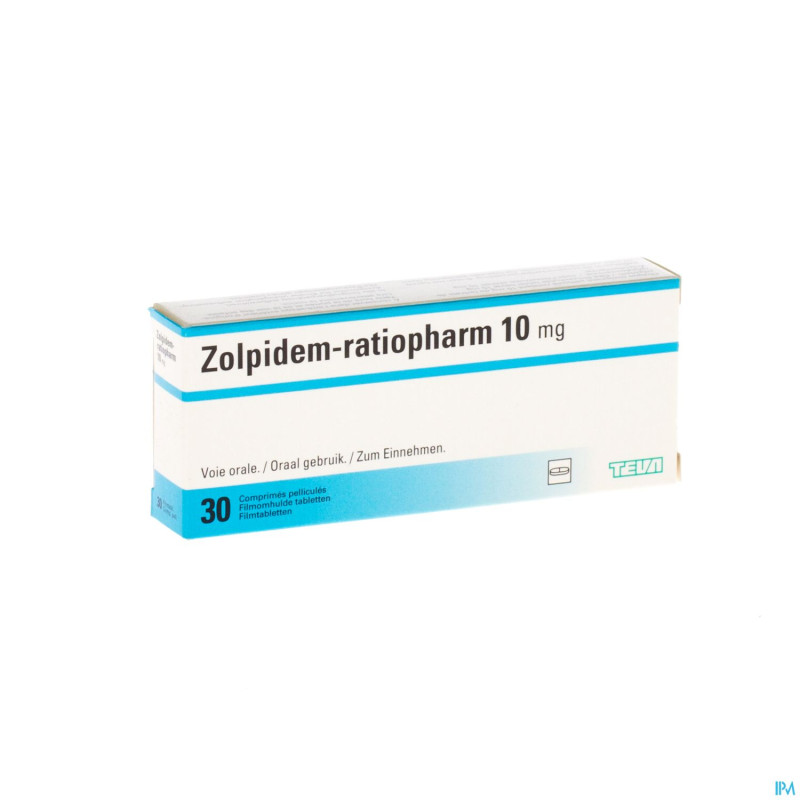 Zolpidem ratiopharm comp. 30 x 10 mg