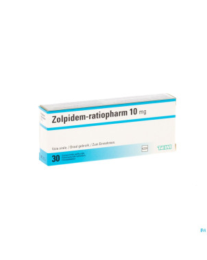 Zolpidem ratiopharm comp. 30 x 10 mg