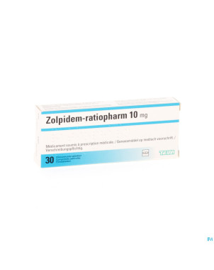 Zolpidem ratiopharm comp. 30 x 10 mg