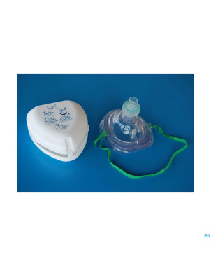 Pocket emergency mask plastic