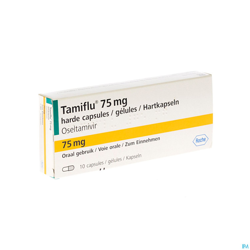 Tamiflu caps 10 x 75 mg