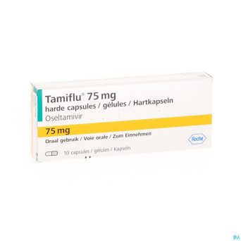 Tamiflu caps 10 x 75 mg