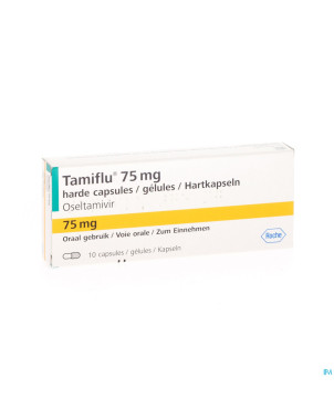 Tamiflu caps 10 x 75 mg