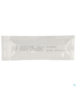 Cocaine druglab test +pipette