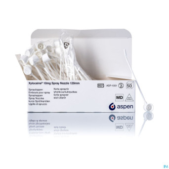 Xylocaine n/ster. embouts/doppen 50 - 120 mm