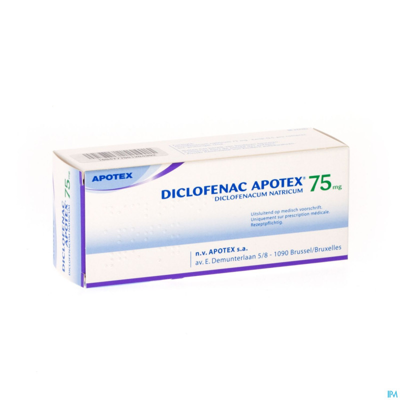 Diclofenac ab 75mg comp ret 60 x  75 mg