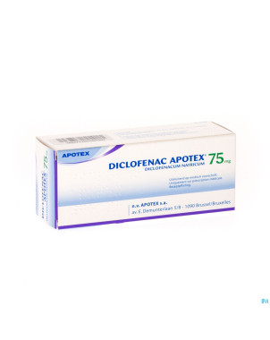Diclofenac ab 75mg comp ret 60 x  75 mg