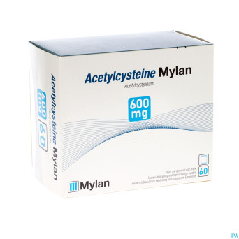 Acetylcysteine mylan sach 60 x 600 mg