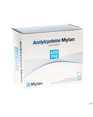 Acetylcysteine mylan sach 60 x 600 mg
