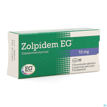 Zolpidem eg 10 mg comp pell 30 x 10 mg