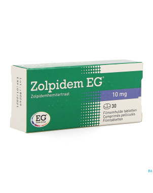 Zolpidem eg 10 mg comp pell 30 x 10 mg