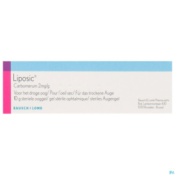 Liposic gel oculaire 10g
