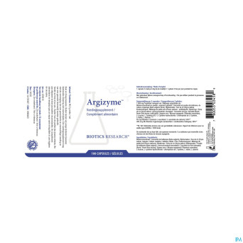 Argizyme biotics    caps 100