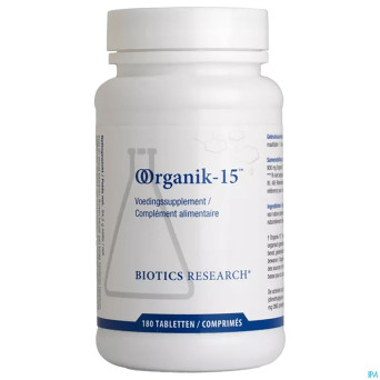 Organik 15  biotics    comp 100