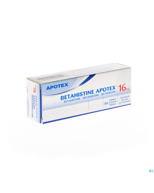 Betahistine apotex 16 mg tabl.  84 x 16 mg