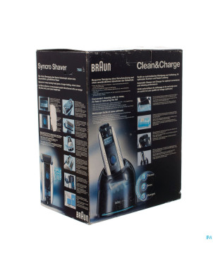 Braun syncro clean & charge rasoir elec.homme 7680
