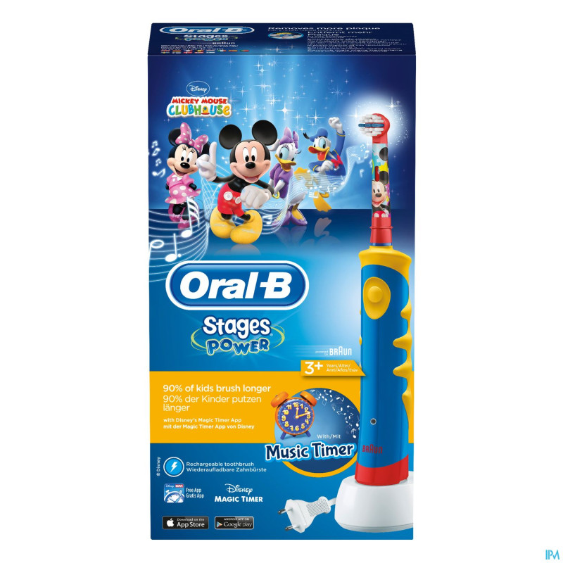 Oral b plak control d10511 mickey blue