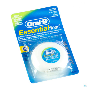 Oral-b floss esssential floss mint waxed 50m