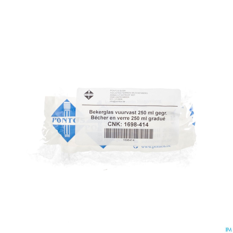 Mesure resiste a la chaleur    250ml pontos